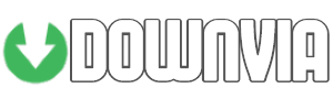 Downvia.com Logo White Downvia.com Logo White